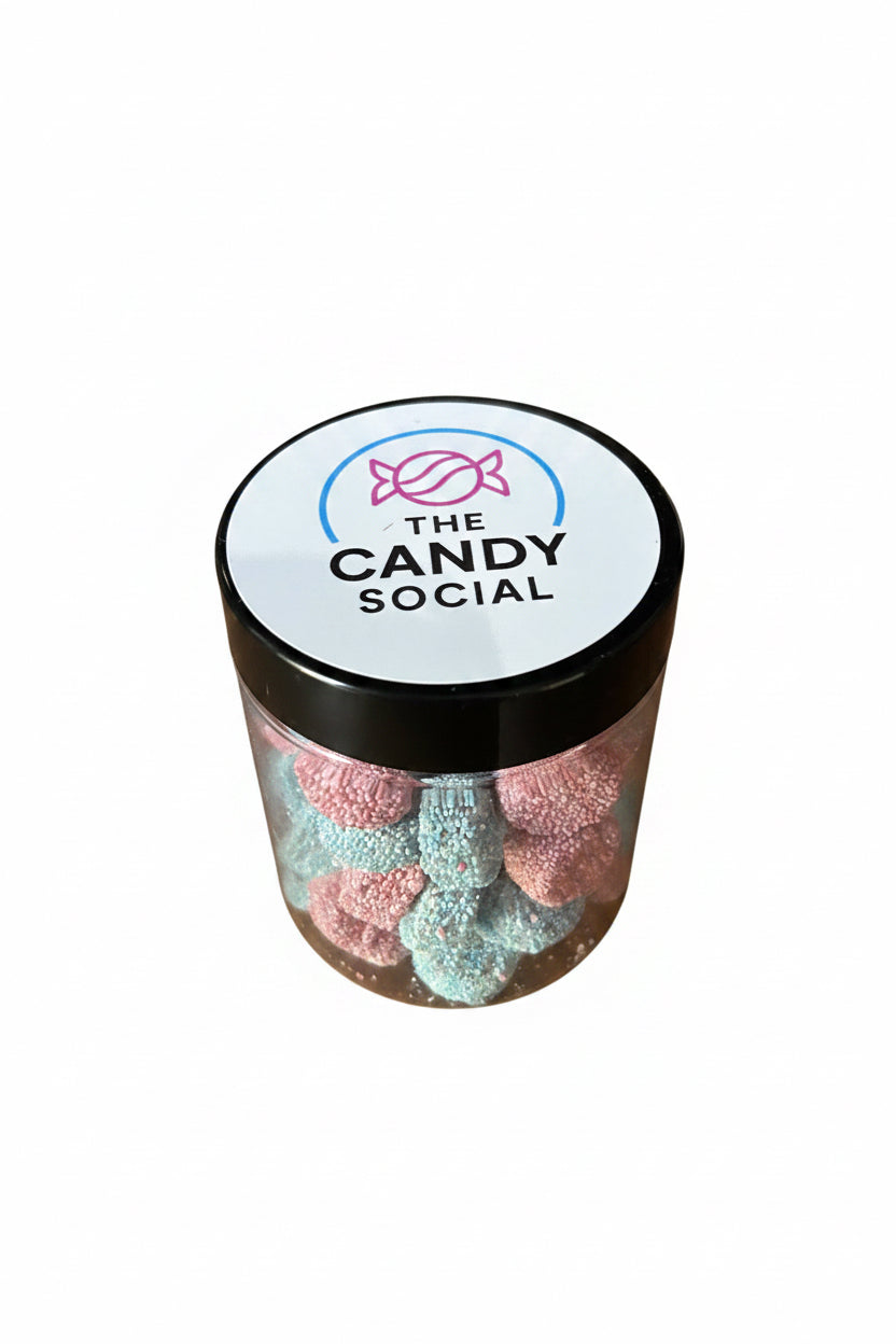Jar of Barratt Jelly Spogs liquorice sweets