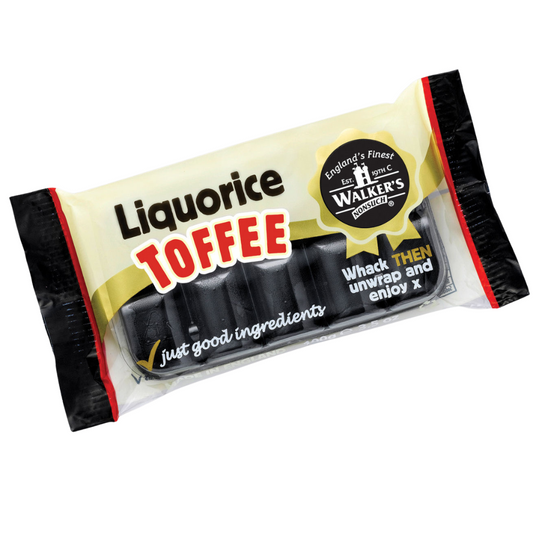 Pack of Walker's Nonsuch liquorice toffee bars