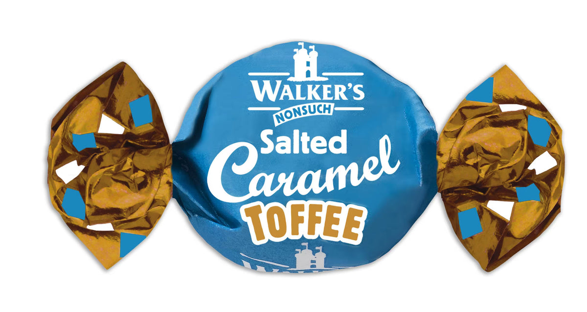 Pack of Walker's Nonsuch salted caramel toffees