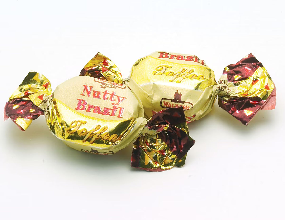 Pack of Walker's Nonsuch nutty Brazil toffees