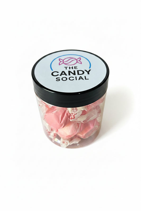Jar of Taffy Town cinnamon salt water taffy