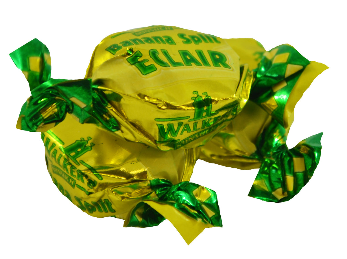 Pack of Walker's Nonsuch banana split eclair toffees