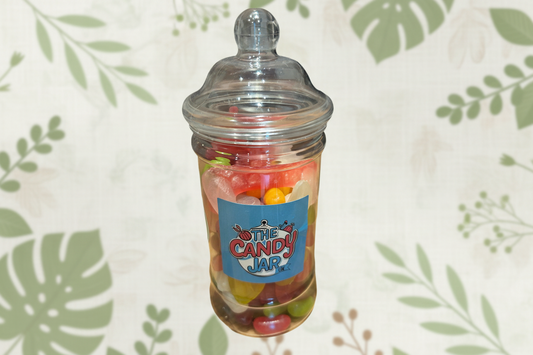 Jar of vegan gummy sweets